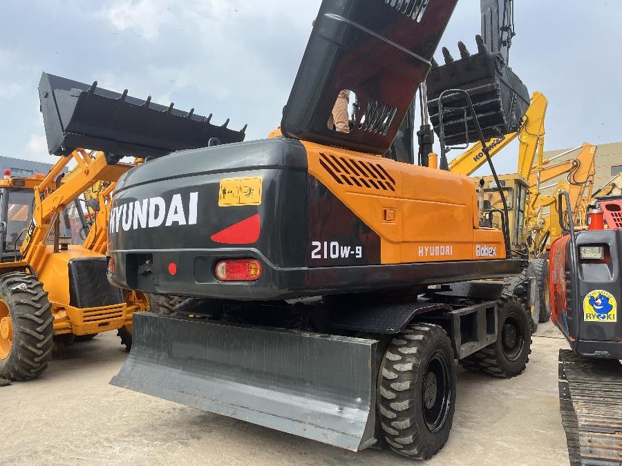 Corea Excavadora Hyundai Usada para la venta de segunda mano R210w-9 21 toneladas Jindongyu Maquinaria