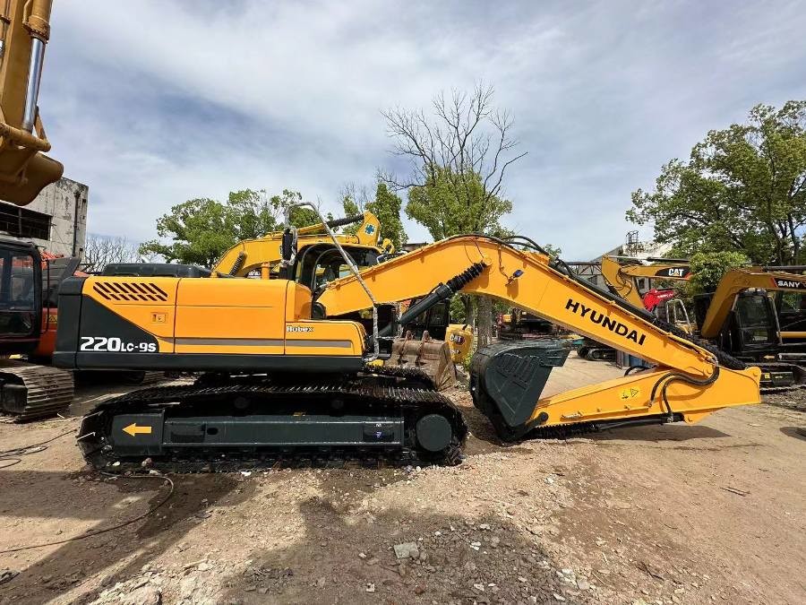 Corea Excavadora usada Hyundai para la venta de segunda mano R220LC-9s R220 DX225 HX220 Maquinaria Jindongyu