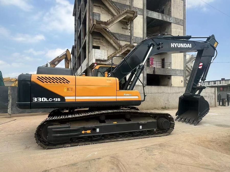 Corea Excavadora Hyundai usada para la venta de segunda mano 330-9S 330lc-9 Maquinaria Jindongyu