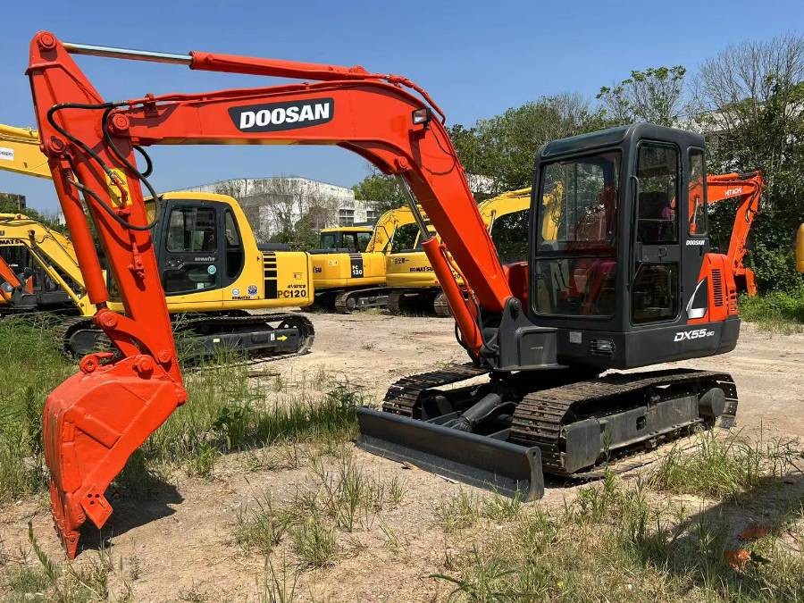 Corea Excavadora usada Doosan para la venta de segunda mano DX55-9C Maquinaria Jindongyu