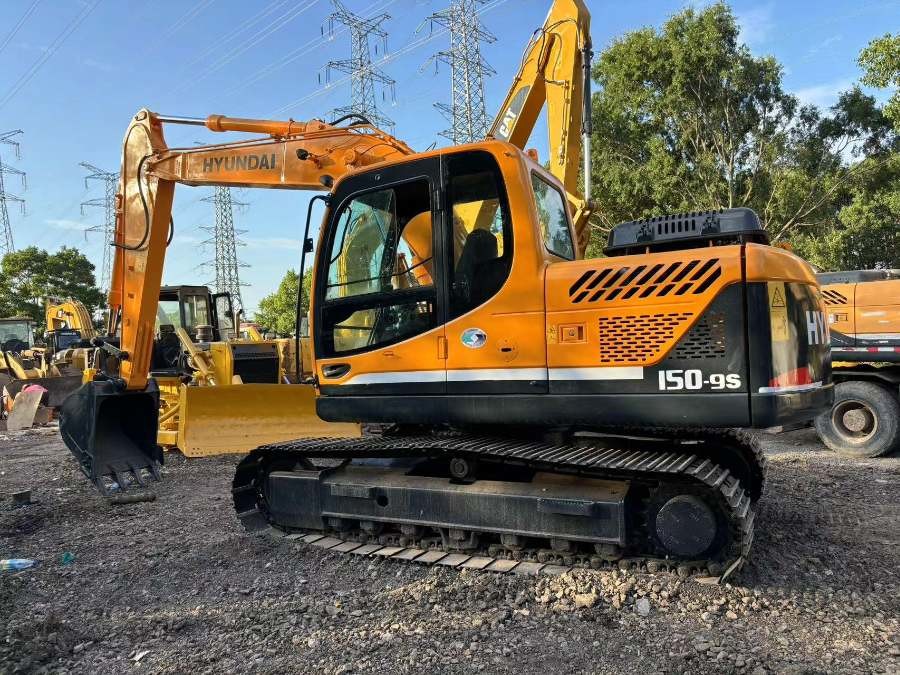 Corea Excavadora Hyundai de segunda mano para la venta R150-9s R220LC-9s Maquinaria Jindongyu