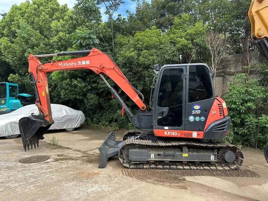 Japón Excavadora Kubota usada para la venta de segunda mano KX183 Maquinaria Jindongyu