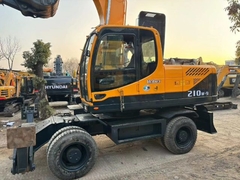 Usado Hyundai R210w-9 Excavadora de ruedas original de Corea 210w Excavadora de gran potencia