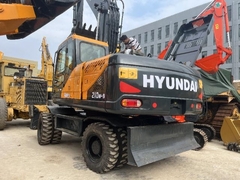 21 toneladas Hyundai R210w-9 Excavadora de ruedas usadas Robex 210w Excavadora usada de alto rendimiento